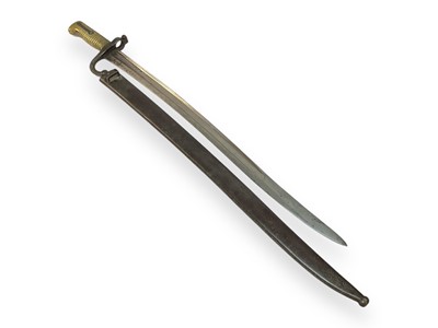 Lot 904 - French 1866 Pattern Chassepot bayonet