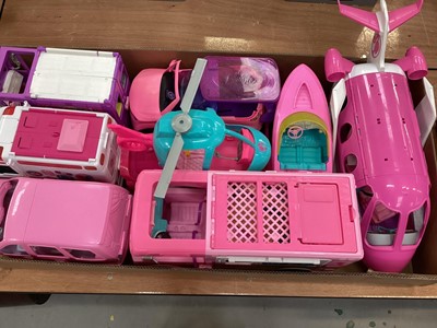 Lot 1947 - Large Collection of modern Barbie vehicles