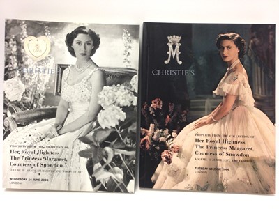 Lot 101 - The Princess Margaret, two Christie's Sale catalogues