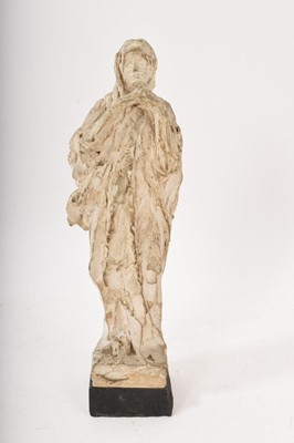 Lot 796 - Manner of Rodin, clay maquette of a woman