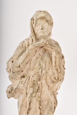 Lot 796 - Manner of Rodin, clay maquette of a woman