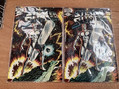 Lot 1748 - Marvel Comics Fantasy Masterpieces starring the Silver Surfer (1979 - 1980). Issues 1 - 14, missing 4 and 12. Together with two issues of Silver Surfer #1 (1982). Also later issues of Silver Sur...