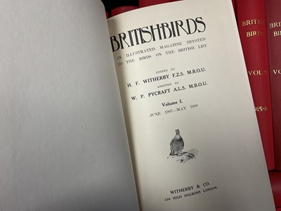 Lot 1753 - Periodicals - British Birds - An illustrated Magazine devoted to birds on the British List