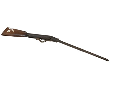 Lot 916 - Vintage air rifle with heavy octagonal barrel