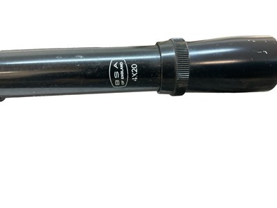 Lot 917 - Crosman Model 766 repeating air rifle and another air rifle with telescopic sight (2)