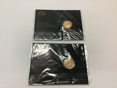 Lot 559 - G.B. - Uncirculated gold Sovereign's Elizabeth II 2018 x 2 (2 coins)