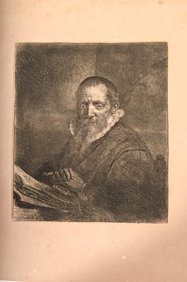 Lot 785 - After Rembrandt van Rijn (1606-1669), etching of Jan Cornelis Sylvius