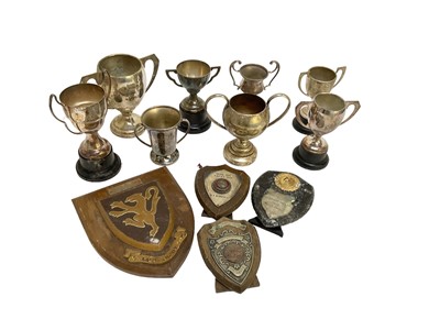 Lot 89 - Group of assorted mainly 1950’s motorsport trophies (1 box).