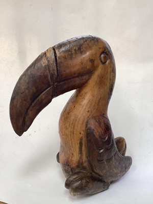 Lot 2548 - Carved folk art toucan