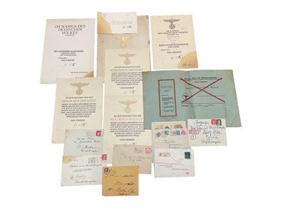 Lot 934 - Interesting collection of Second World War Nazi German ephemera from the collection of Charles Morse