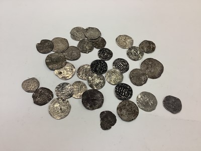 Lot 569 - Ancients - Islamic Medieval mixed silver Dirham and Half Dirham coins x 32 (N.B. Mixed grades poor-fine) & other issues (41 coins)