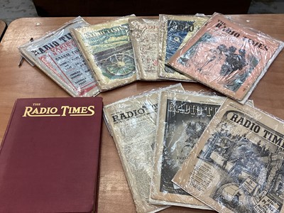 Lot 1468 - Radio Times selection including bound copy 1923 includes no.1, various special numbers and anniversary issues.