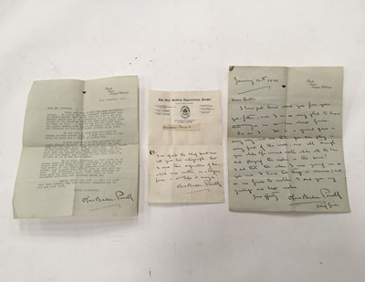 Lot 1472 - Scouting / girl guide interest: three letters written by Lady Baden-Powell (two hand-written), including a letter to Mr. Pearson from Kenya Colony, a letter to Mrs. Morse (Bettie) from Kenya Col...