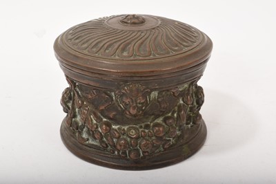 Lot 759 - 19th century tin-lined box after a Greek / Roman original