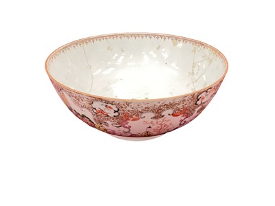 Lot 1324 - 18th century Chinese punch bowl