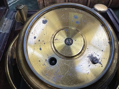 Lot 651 - Fine 19th century Thomas Porthouse ships' chronometer in brass bound rosewood case