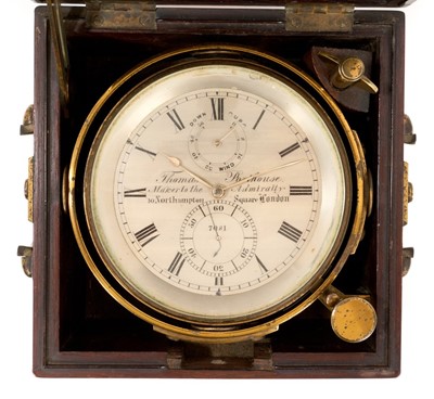 Lot 651 - Fine 19th century Thomas Porthouse ships' chronometer in brass bound rosewood case