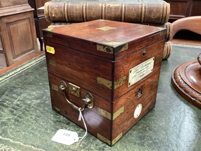 Lot 651 - Fine 19th century Thomas Porthouse ships' chronometer in brass bound rosewood case