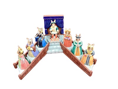 Lot 1310 - Royal Doulton Bunnykins The Tudor Collection with stand