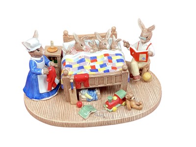 Lot 1311 - Royal Doulton Bunnykins Bedtime Story tableau