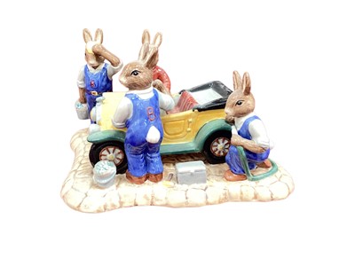 Lot 1313 - Royal Doulton limited edition Bunnykins Just Like New tableau