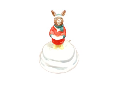 Lot 1314 - Royal Doulton limited edition Bunnykins Happy Birthday tableau together with a musical Bunnykins (2)