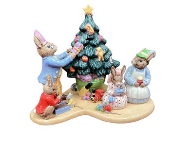 Lot 1319 - Royal Doulton limited edition Bunnykins Christmas Tree