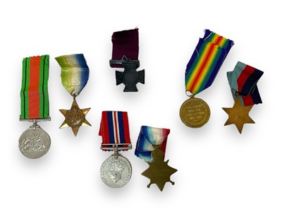 Lot 762 - Group of campaign medals comprising 1914 - 15 Star named to 62844. PTE. D. S. Corankes. R.A.M.C., Victory medal named to 020204. PTE. M. Dixon. A.O.C., 1939 - 1945 Star, Atlantic Star, Defence a...