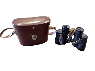 Lot 2367 - Carl Zeiss Jena Deltrintem 8x30 multi-coated binoculars in original leather case