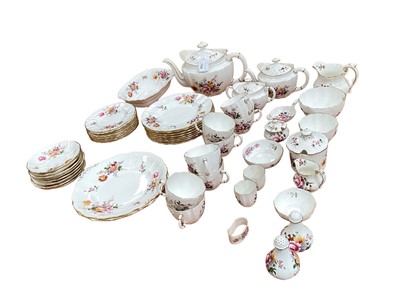 Lot 1330 - Royal Crown Derby Posies tea set, approx 51 pieces