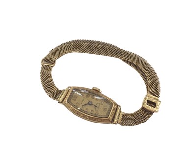 Lot 237 - 1920s 18ct gold Rolex ladies wristwatch