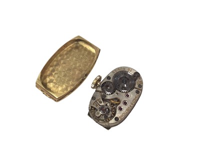 Lot 237 - 1920s 18ct gold Rolex ladies wristwatch