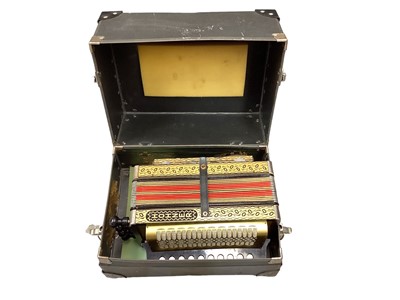 Lot 2226 - Hohner accordion and a Scarlatti concertina (2)