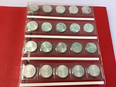 Lot 595 - World - Mixed coinage to include Germany silver 5 Mark commemorative coins x 78, 10 Marks x 55, Lettland 14ct gold coin 2014 (N.B. Within Euro 17 coin set) & other issues (Qty)