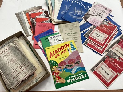 Lot 1515 - Collection of old theatre programmes