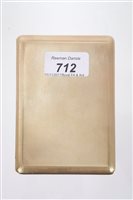 Lot 712 - Dunhill gold (9ct) cigarette case with...