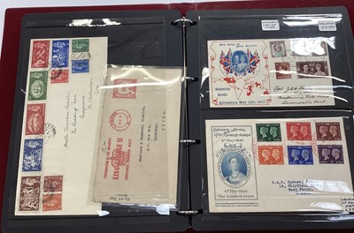 Lot 1501 - Stamps GB George VI selection of mint used and FDC's to include 1951 High Values on cover, 1948 Silver Wedding cover, Guernsey Bisect covers and others