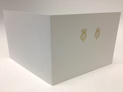 Lot 23 - H.M. Queen Elizabeth II and H.R.H. The Duke of Edinburgh, signed 2000 Christmas card with twin gilt Royal cyphers to cover, colour photograph to the interior of The Queen and Prince Philip, signed...