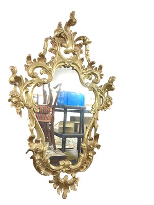 Lot 1404 - Rococo style wall mirror