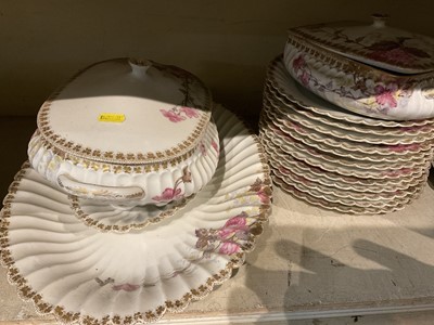 Lot 261 - Limoges floral service of tablewares