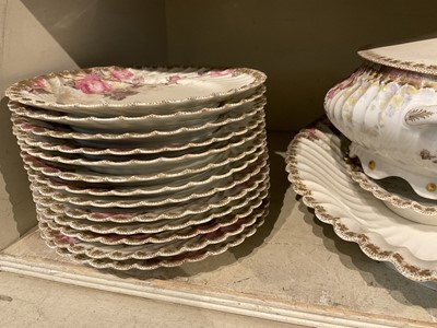 Lot 261 - Limoges floral service of tablewares