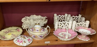 Lot 215 - 19th century decorative ceramics