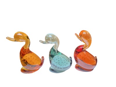 Lot 1105 - Three Whitefriars 'Dilly' ducks