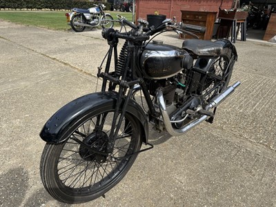 Lot 32 - 1932 Sunbeam 500cc motorcycle, possibly a model 8, reg. no. JB 1737