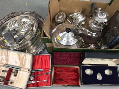 Lot 778 - Mixed lot of 19th and later silver plated items