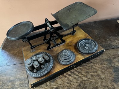 Lot 719 - Victorian set of postal scales