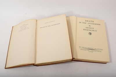 Lot 706 - Ernest Hemingway - Death in the Afternoon, first UK edition