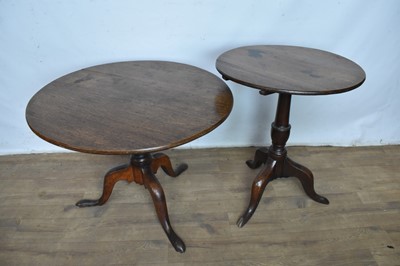 Lot 1152 - George oak occasional table, and another