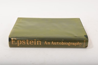 Lot 707 - Jacob Epstein, an autobiography, 1955, signed edition of 195