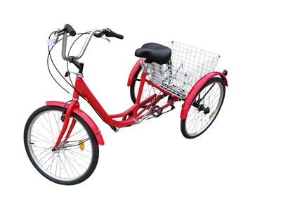 Lot 96 - Adult Tricycle with shopping basket, in as new condition.